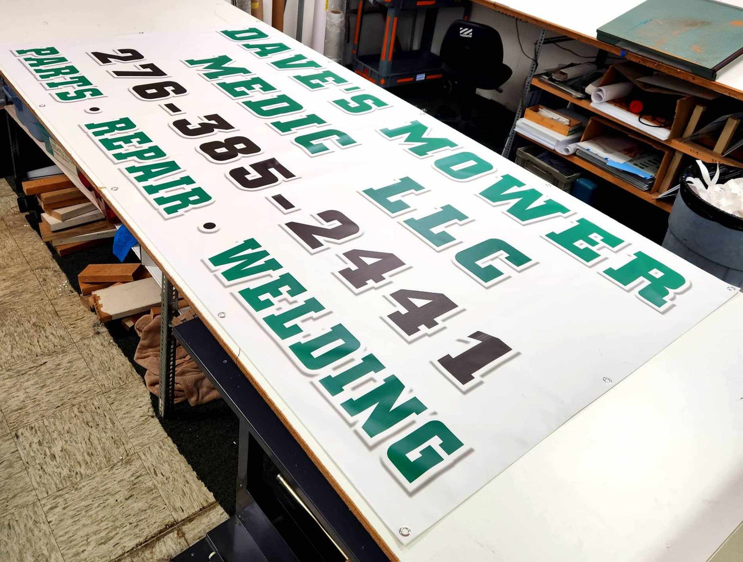 Banners - Custom Banners Made in Tazewell, Virginia - 13 Ounce Full Color Printed Banners