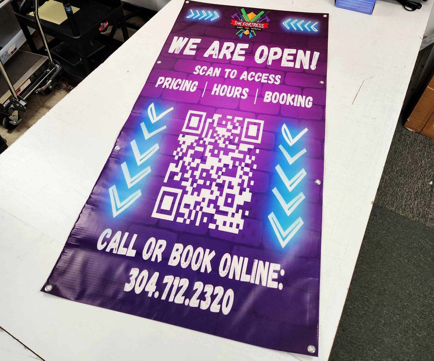 Banners - Custom Banners Made in Tazewell, Virginia - 13 Ounce Full Color Printed Banners