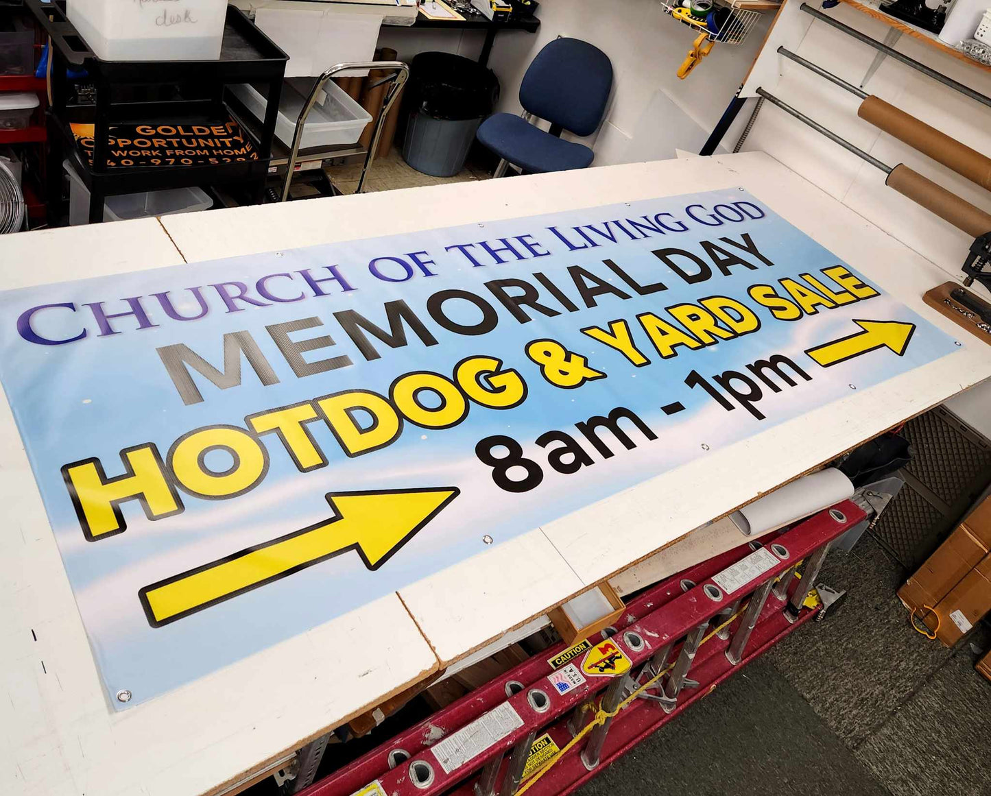 Banners - Custom Banners Made in Tazewell, Virginia - 13 Ounce Full Color Printed Banners