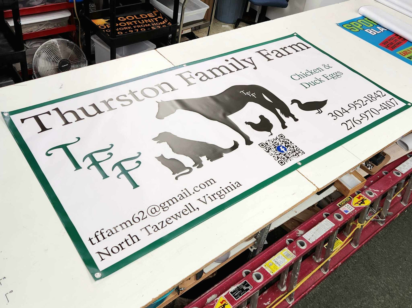 Banners - Custom Banners Made in Tazewell, Virginia - 13 Ounce Full Color Printed Banners