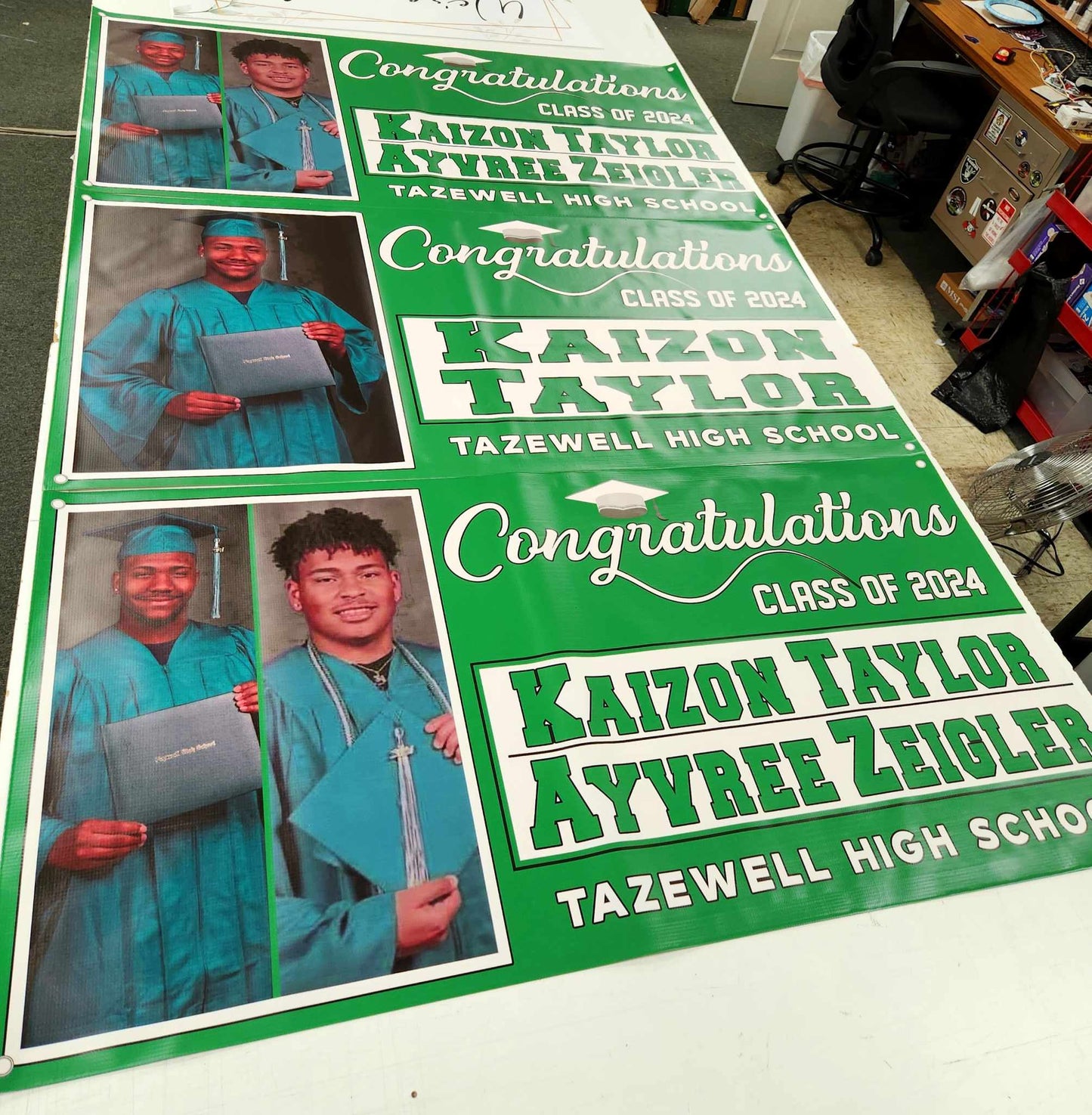 Banners - Custom Banners Made in Tazewell, Virginia - 13 Ounce Full Color Printed Banners
