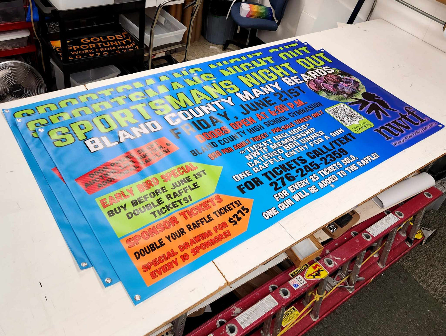 Banners - Custom Banners Made in Tazewell, Virginia - 13 Ounce Full Color Printed Banners
