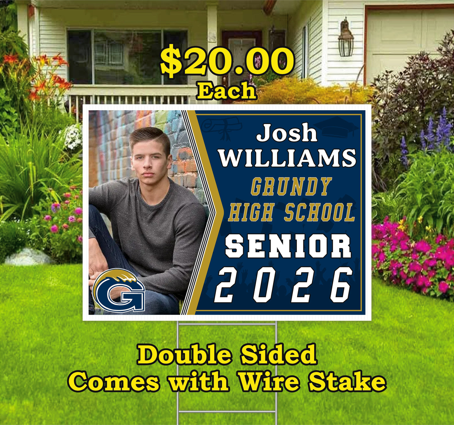 Senior Yard Signs - Pick Up Only - 587 Freedom Ave North Tazewell.