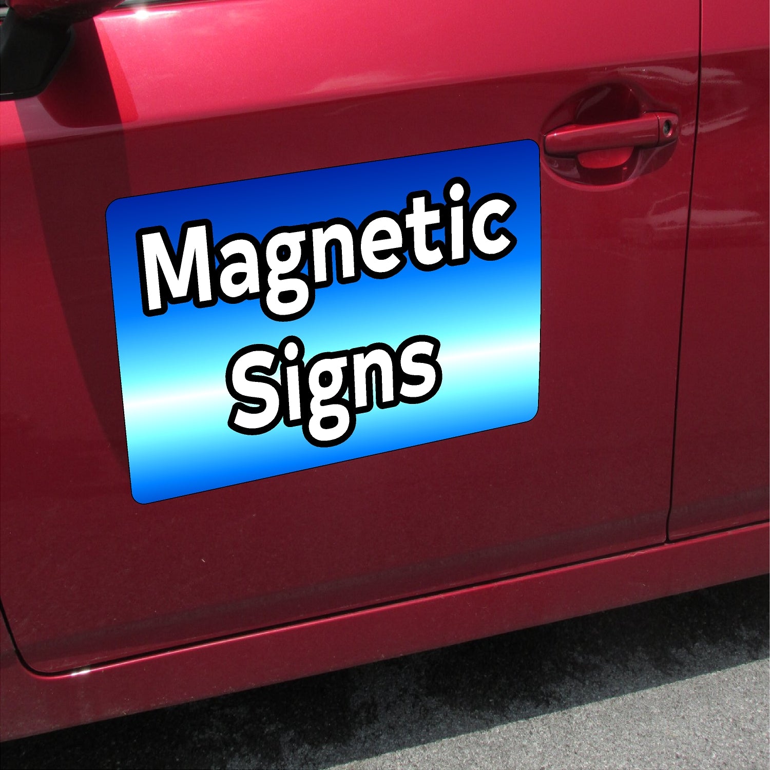 Custom Car Magnet Sign ║ 2-Pack for Both Sides of Your Custom Car Magnet Sign ║ 2-Pack for Both Sides of Your