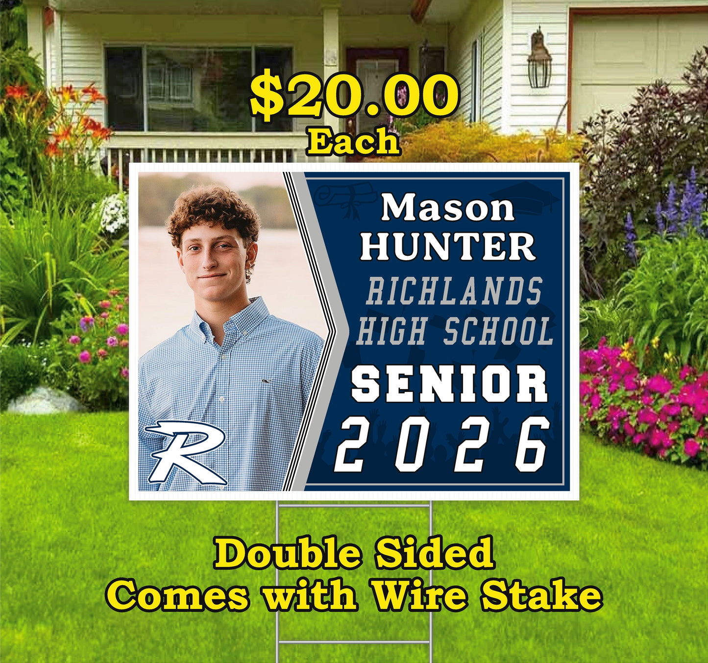 Senior Yard Signs - Pick Up Only - 587 Freedom Ave North Tazewell.