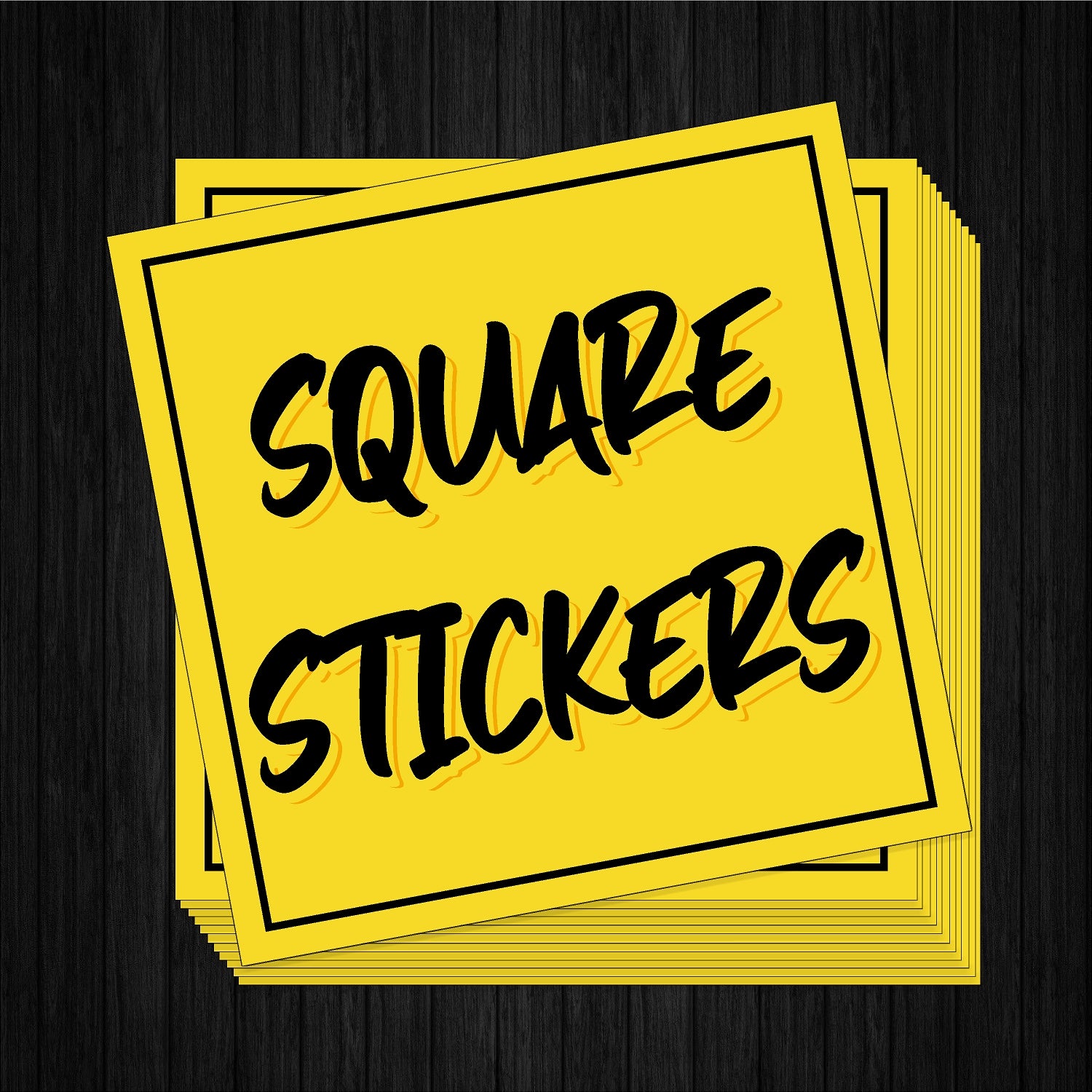 Gloss Square Stickers – RSGfx.com